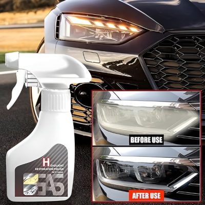 Spray restaurador de faros - 180 ml, sin lijado, sin herramientas | CARBRIGHT